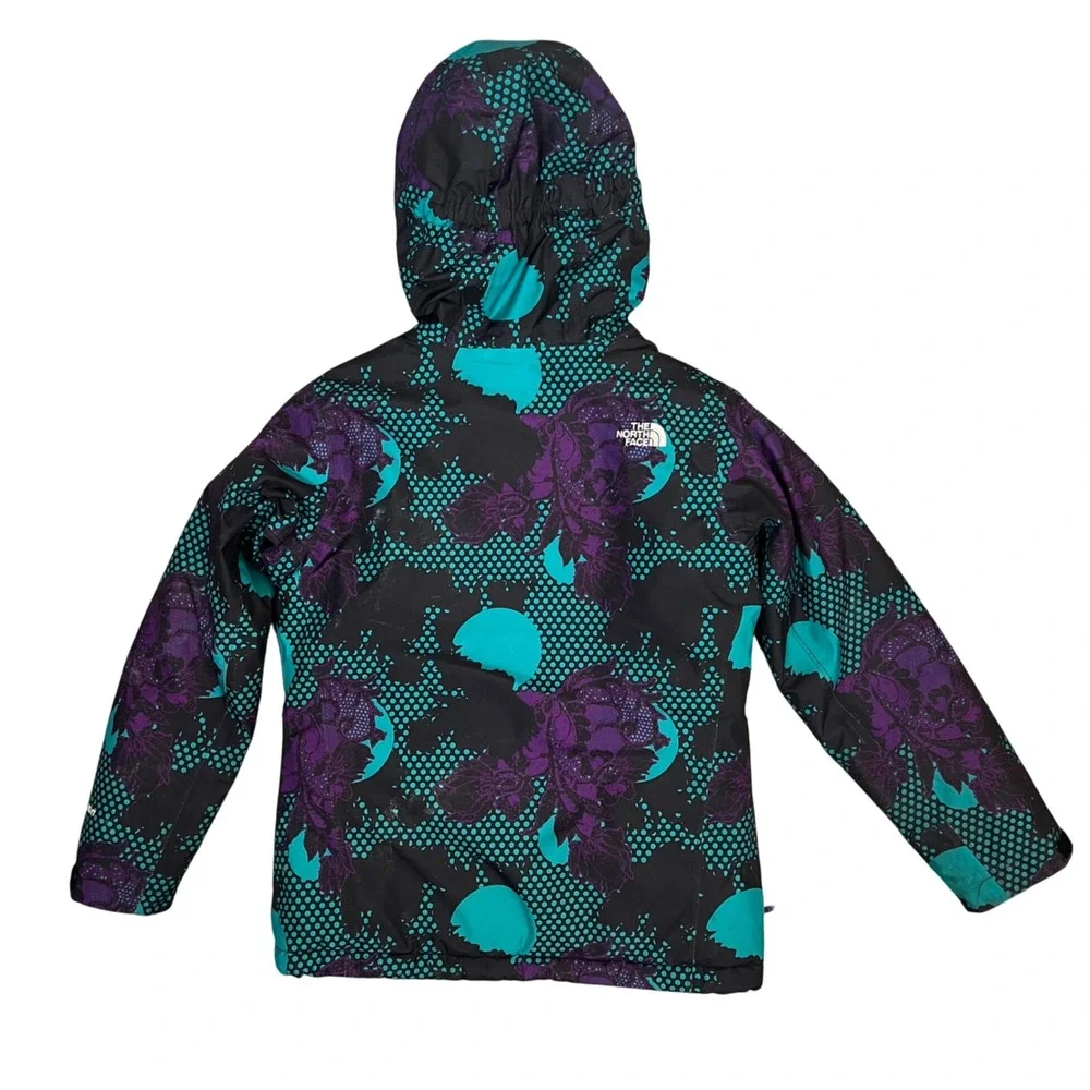 The North‎ Face Kids Heatseeker Jacket Purple Teal Size 10 12 Ski Snowboard Warm
